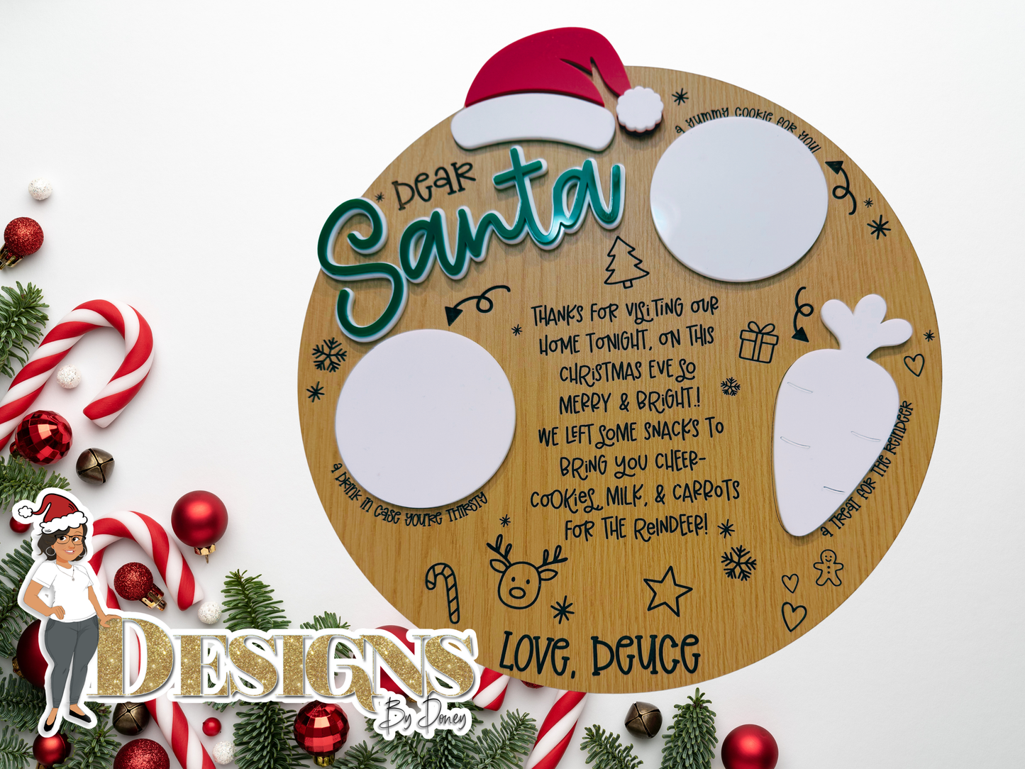 Dear Santa Cookie Tray