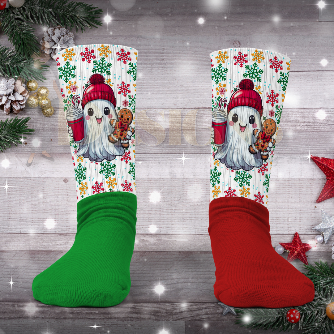 Christmas Ghost Socks