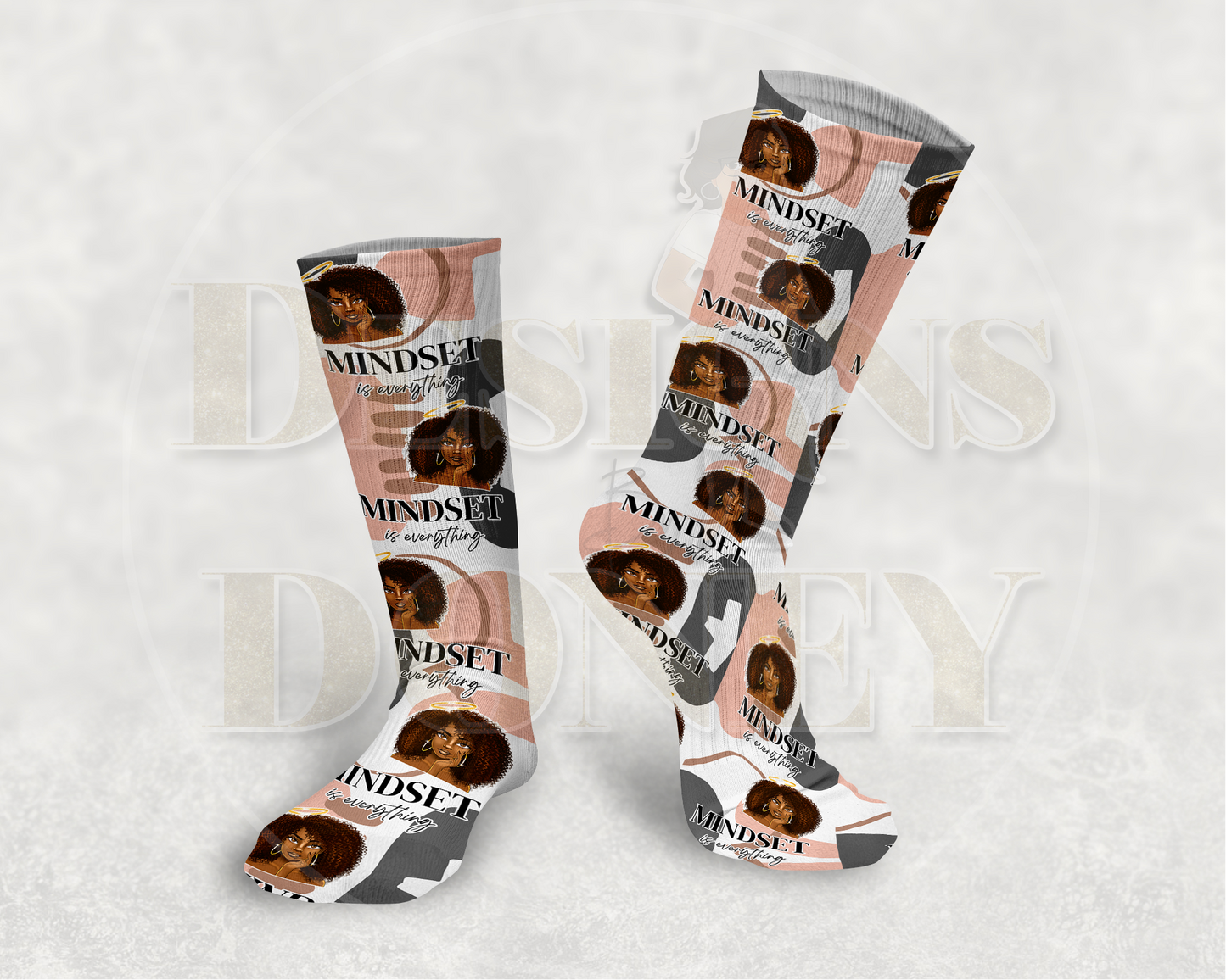 Mindset Is Everything Affirmation Socks