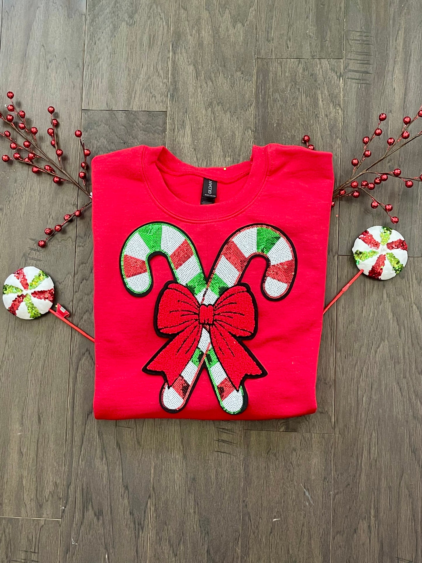 Candy Cane Sweatshirt