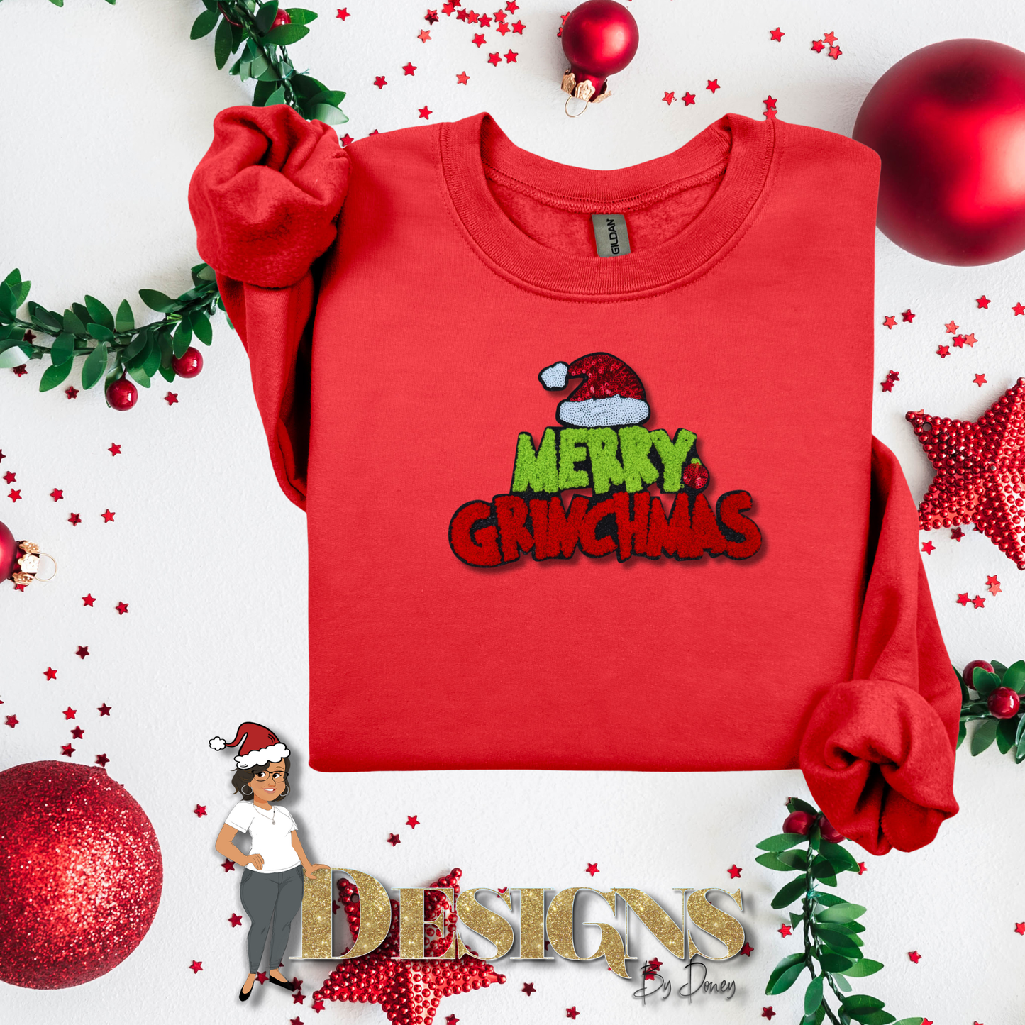 Green Monster Holiday Sweatshirt