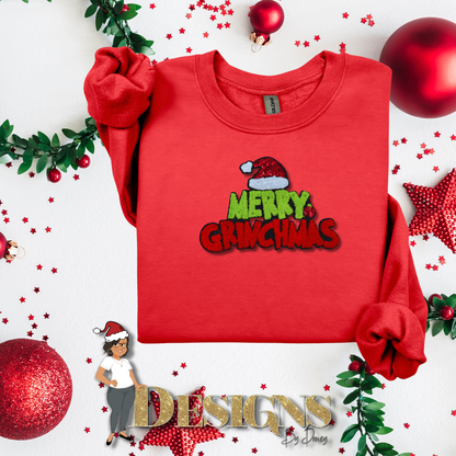 Green Monster Holiday Sweatshirt