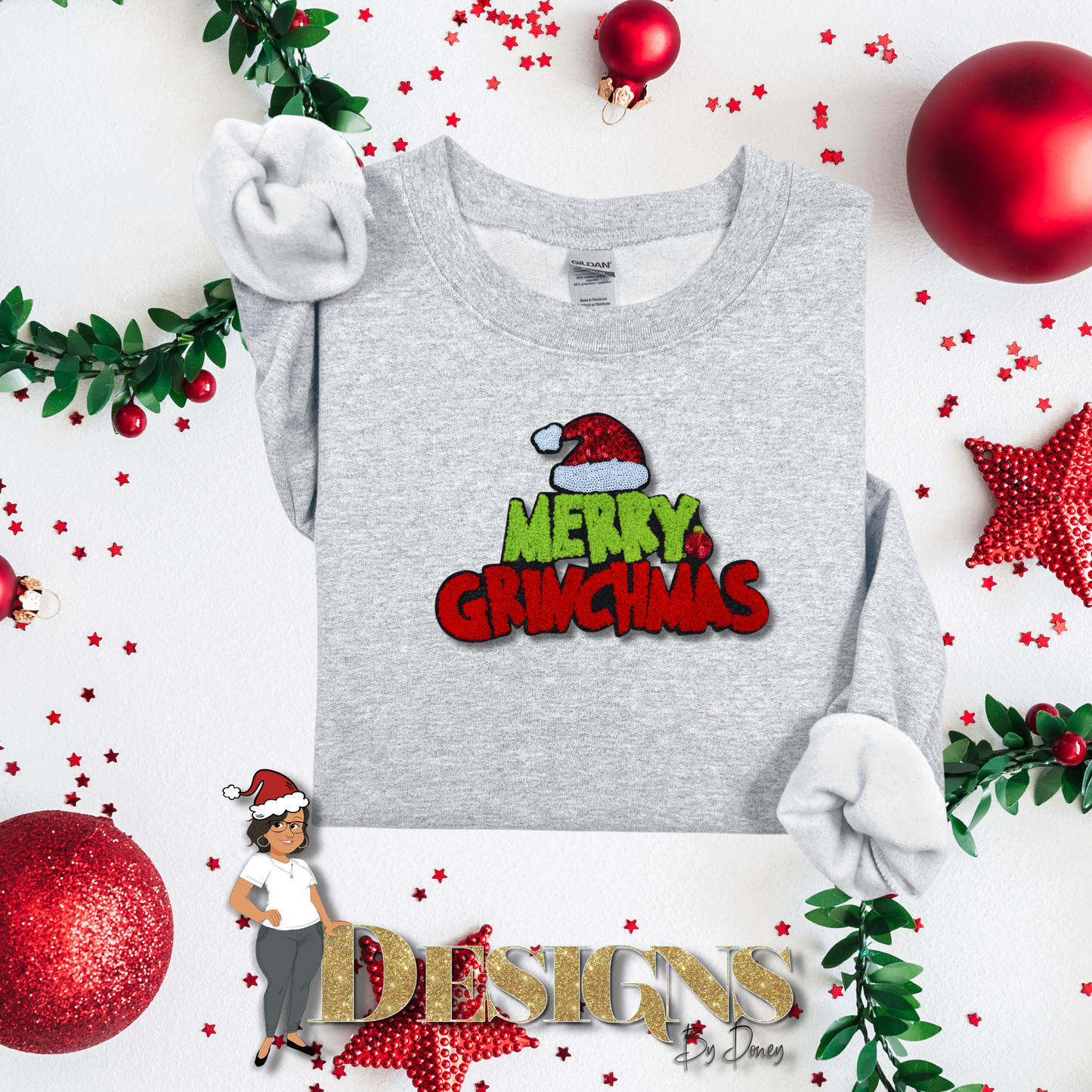 Green Monster Holiday Sweatshirt