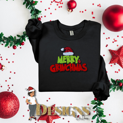 Green Monster Holiday Sweatshirt