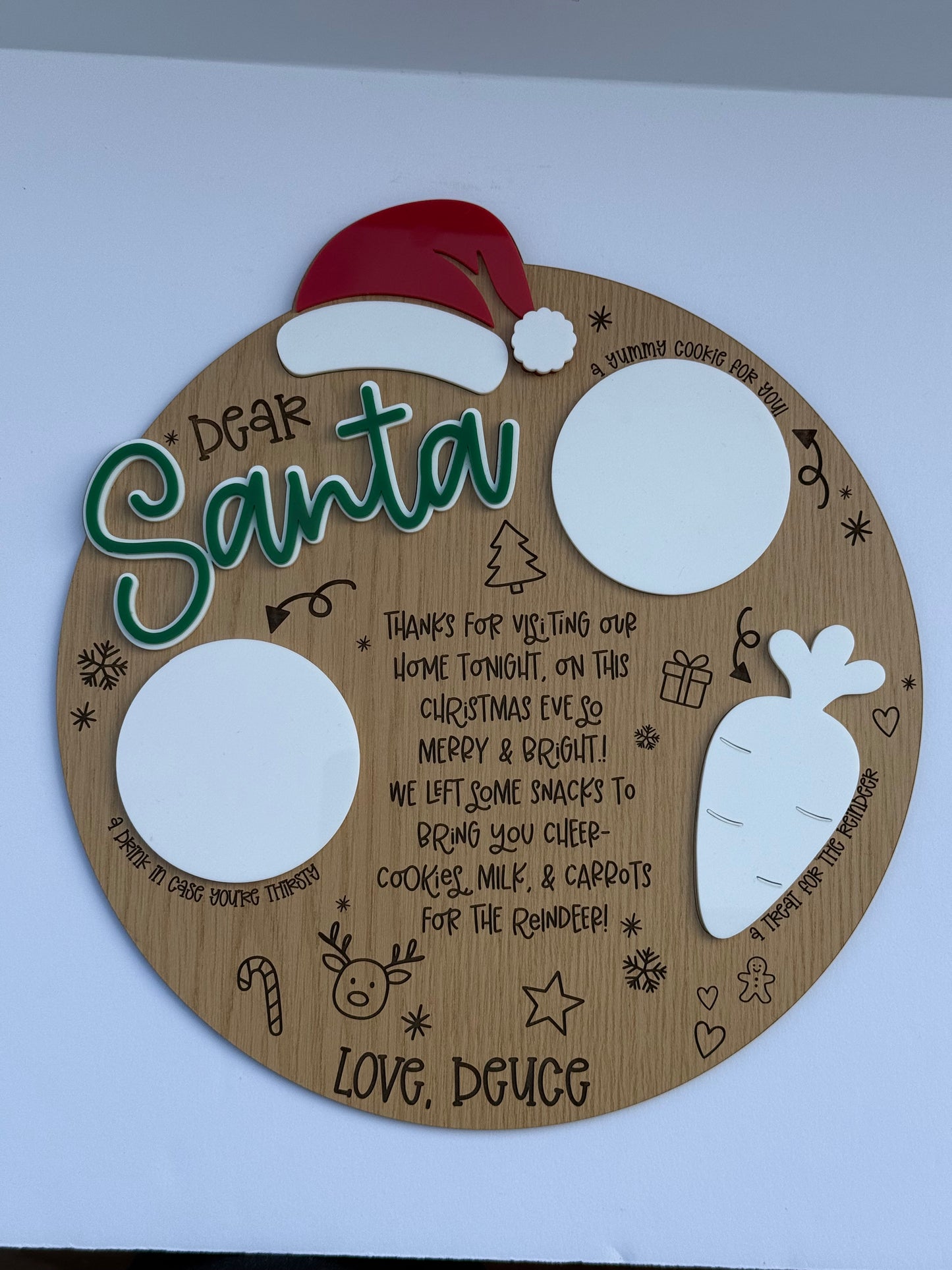 Dear Santa Cookie Tray