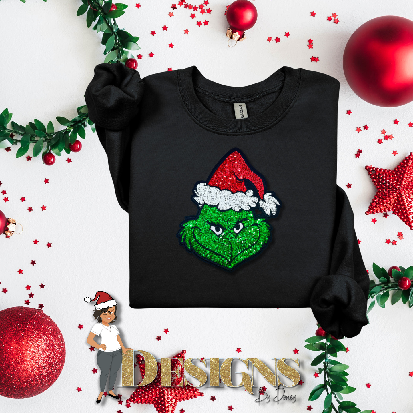 Green Monster Holiday Sweatshirt