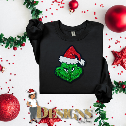 Green Monster Holiday Sweatshirt
