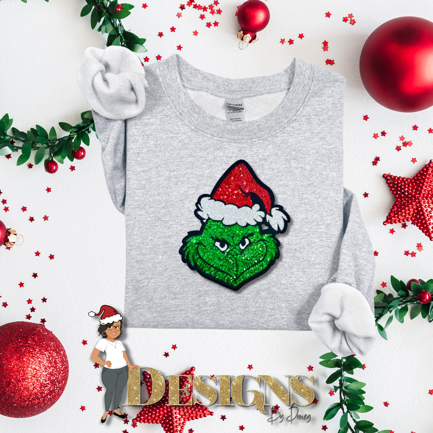 Green Monster Holiday Sweatshirt