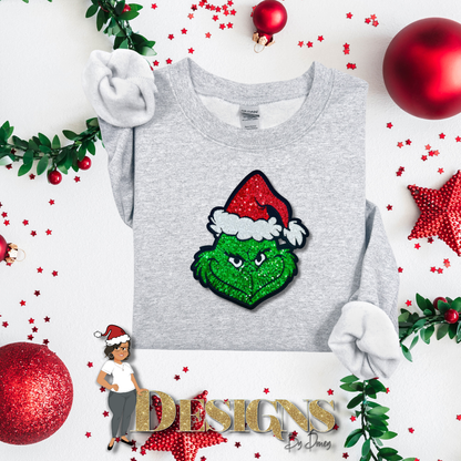 Green Monster Holiday Sweatshirt