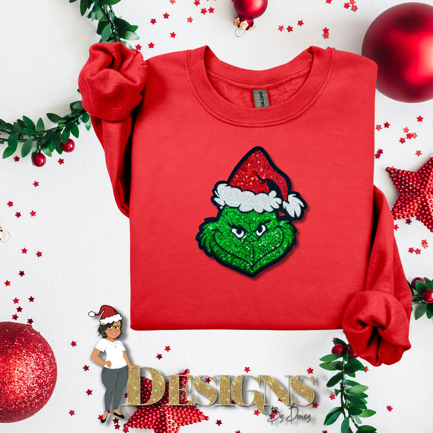 Green Monster Holiday Sweatshirt