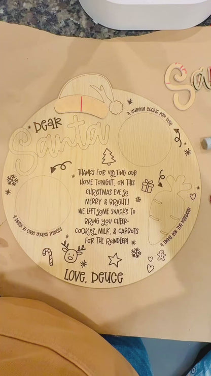 Dear Santa Cookie Tray