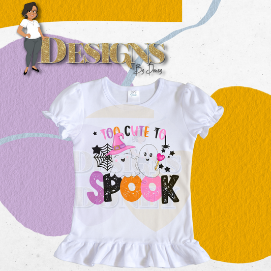 Too Cute To Spook Halloween Shirt