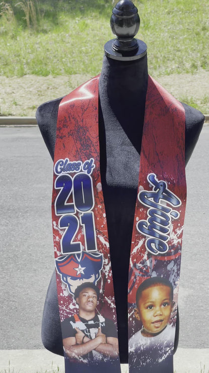 Custom Graduation Stole; Graduation Sash