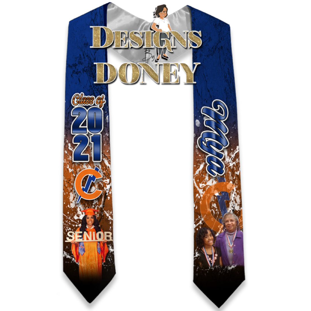 Custom Graduation Stole; Graduation Sash