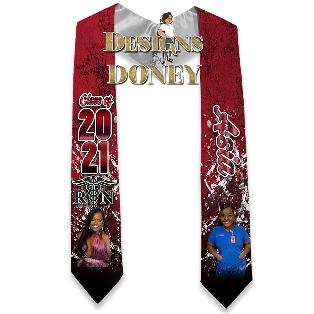 Custom Graduation Stole; Graduation Sash