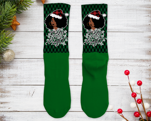 Merry & Bright Christmas Socks