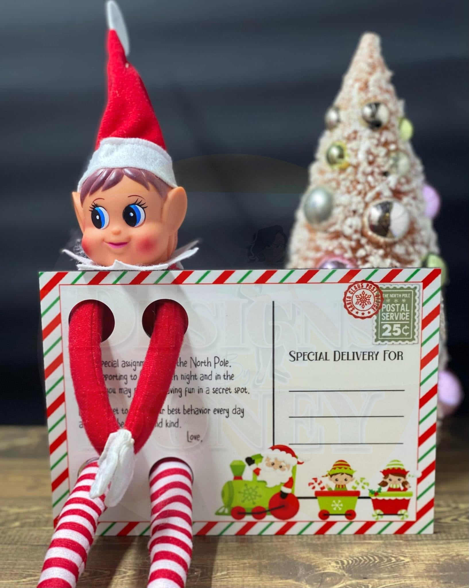 Christmas Elf Postcard