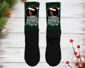 Merry & Bright Christmas Socks